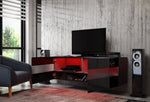 TV Stand Ragusa with LED Light, TV Table unit, DafiFurniture, DafiFurniture