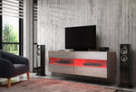 TV Stand Ragusa with LED Light, TV Table unit, DafiFurniture, DafiFurniture