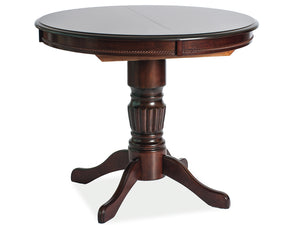 Dark Walnut Dining Table with 4 Wooden Classic Chairs, Table, Dafi Furniture, DafiFurniture