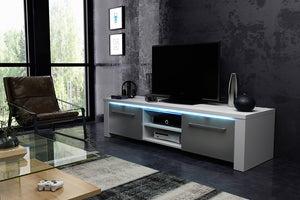 Torino Black TV Table with LED Light, TV Table unit, Dafi Furniture, DafiFurniture